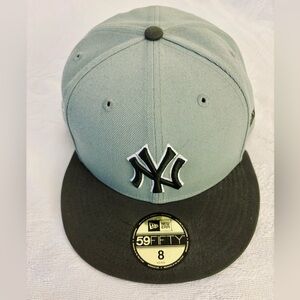 NY Yankees Baseball Cap, sz 8 Money Tree Green Lids New Era 1998 World Series